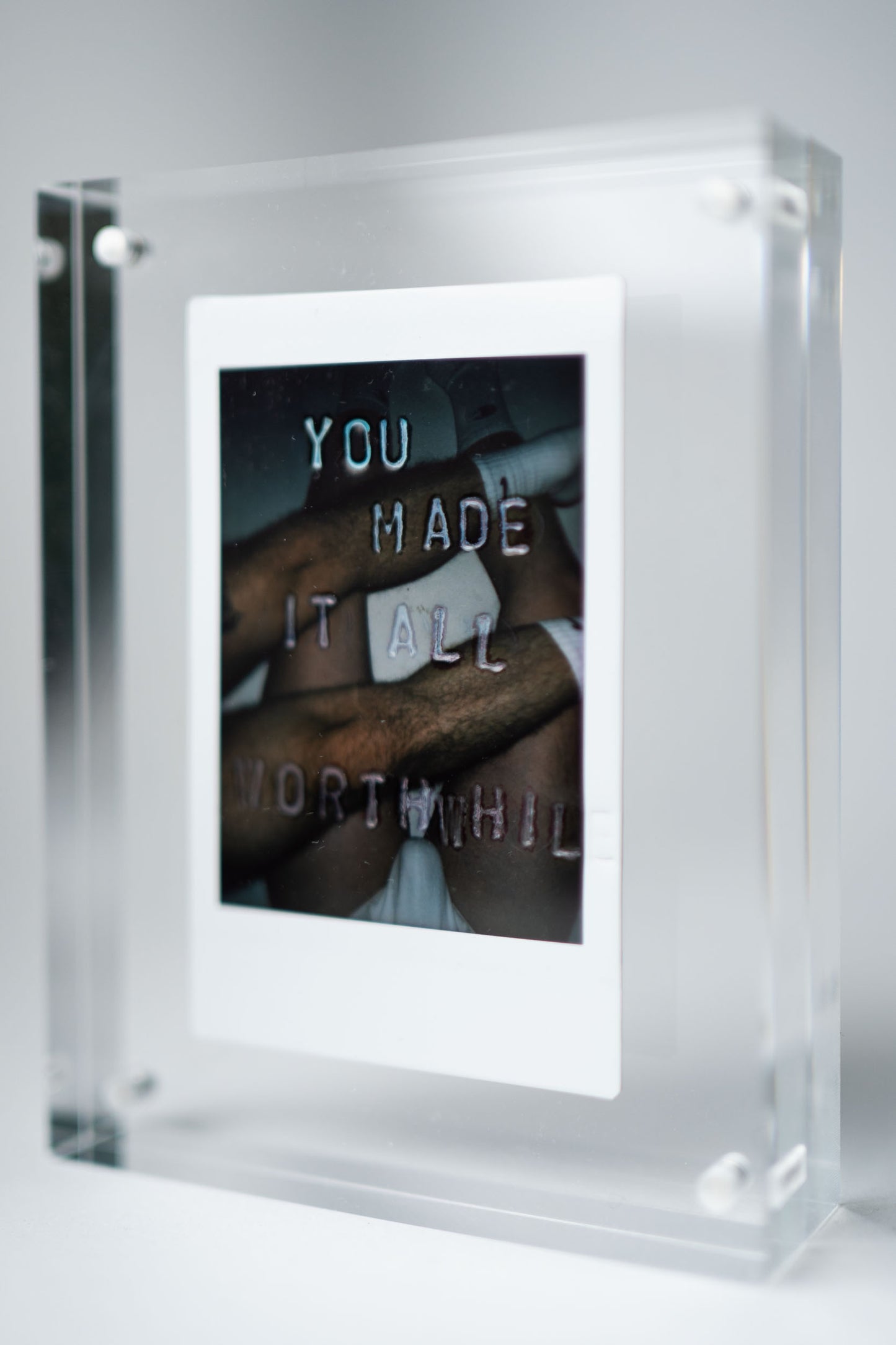 'You Made It All Worthwhile' Original Polaroid
