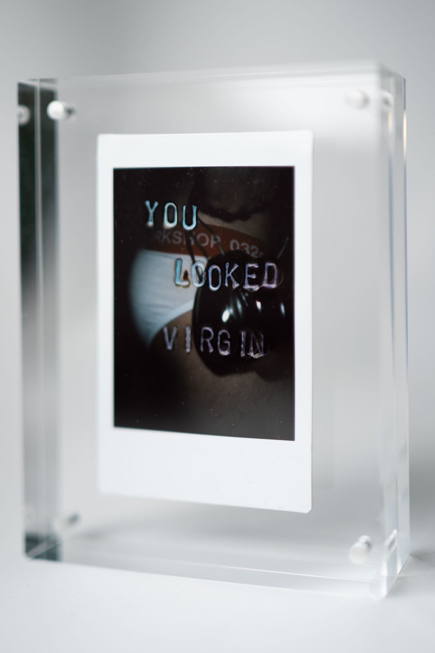 'You Looked Virgin' Original Polaroid