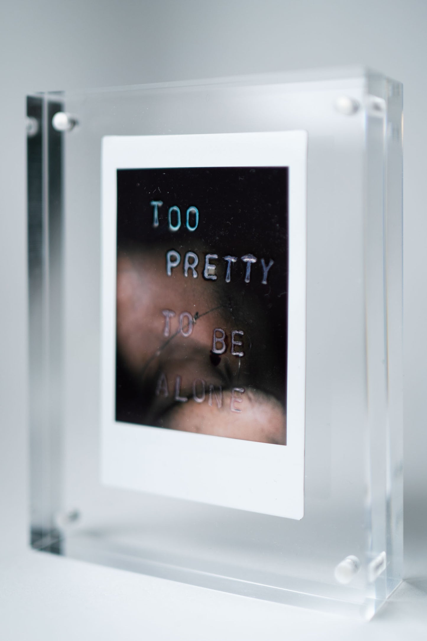 'Too Pretty To Be Alone' Original Polaroid