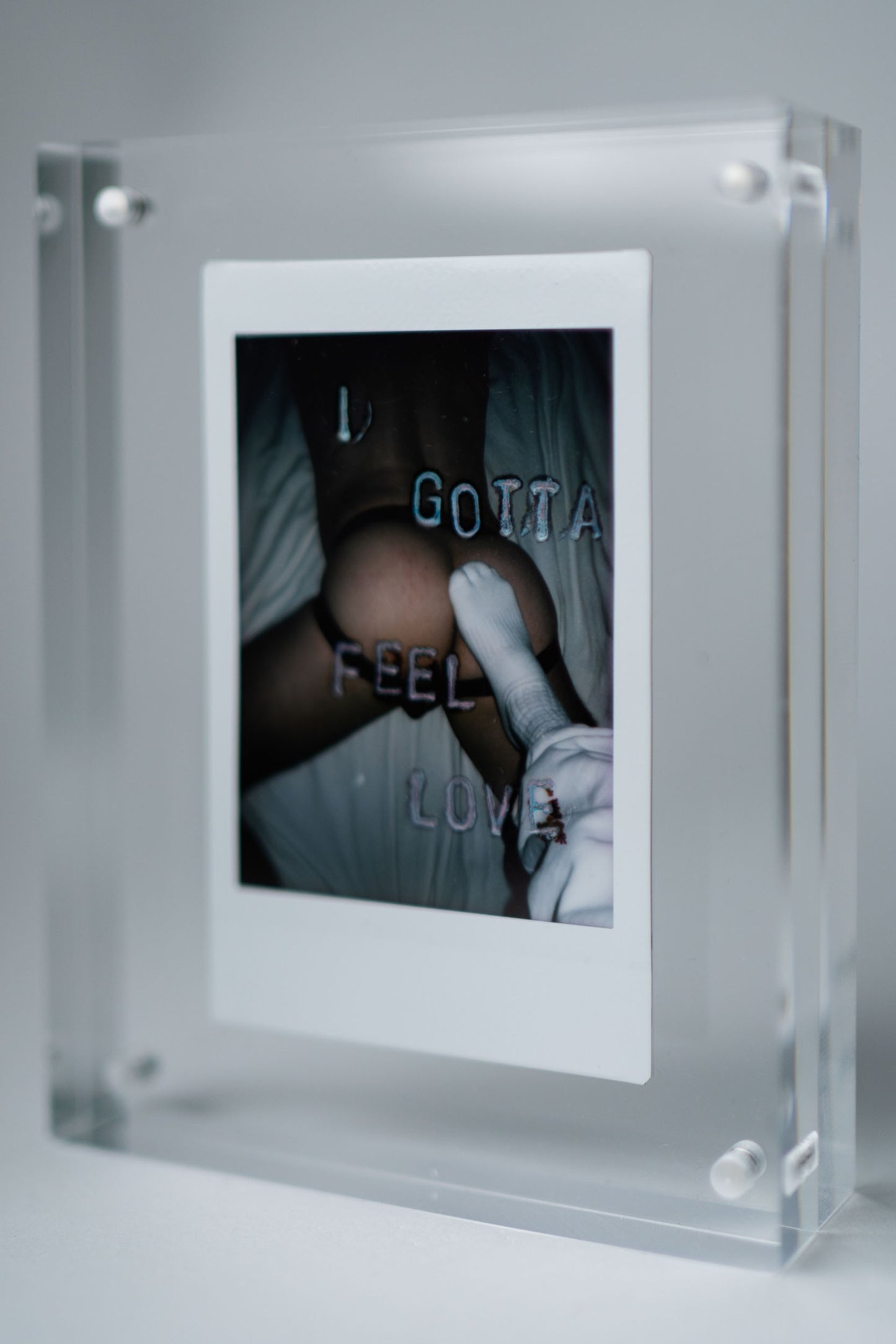 'I Gotta Feel Love' Original Polaroid