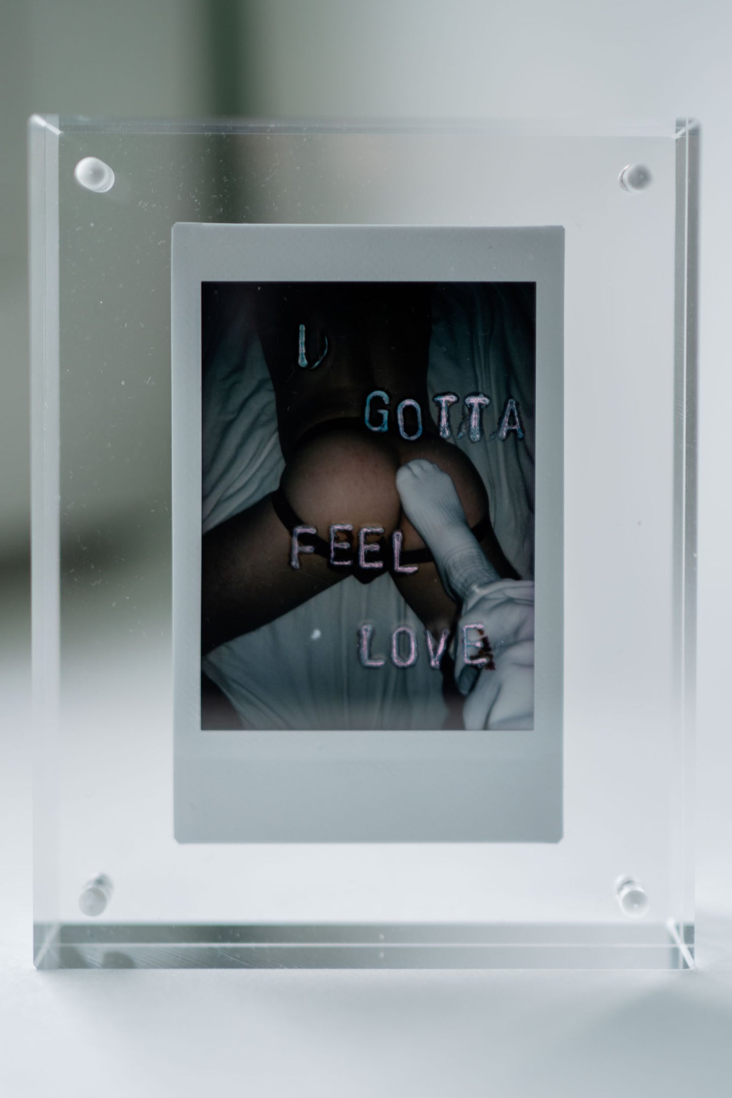 'I Gotta Feel Love' Original Polaroid
