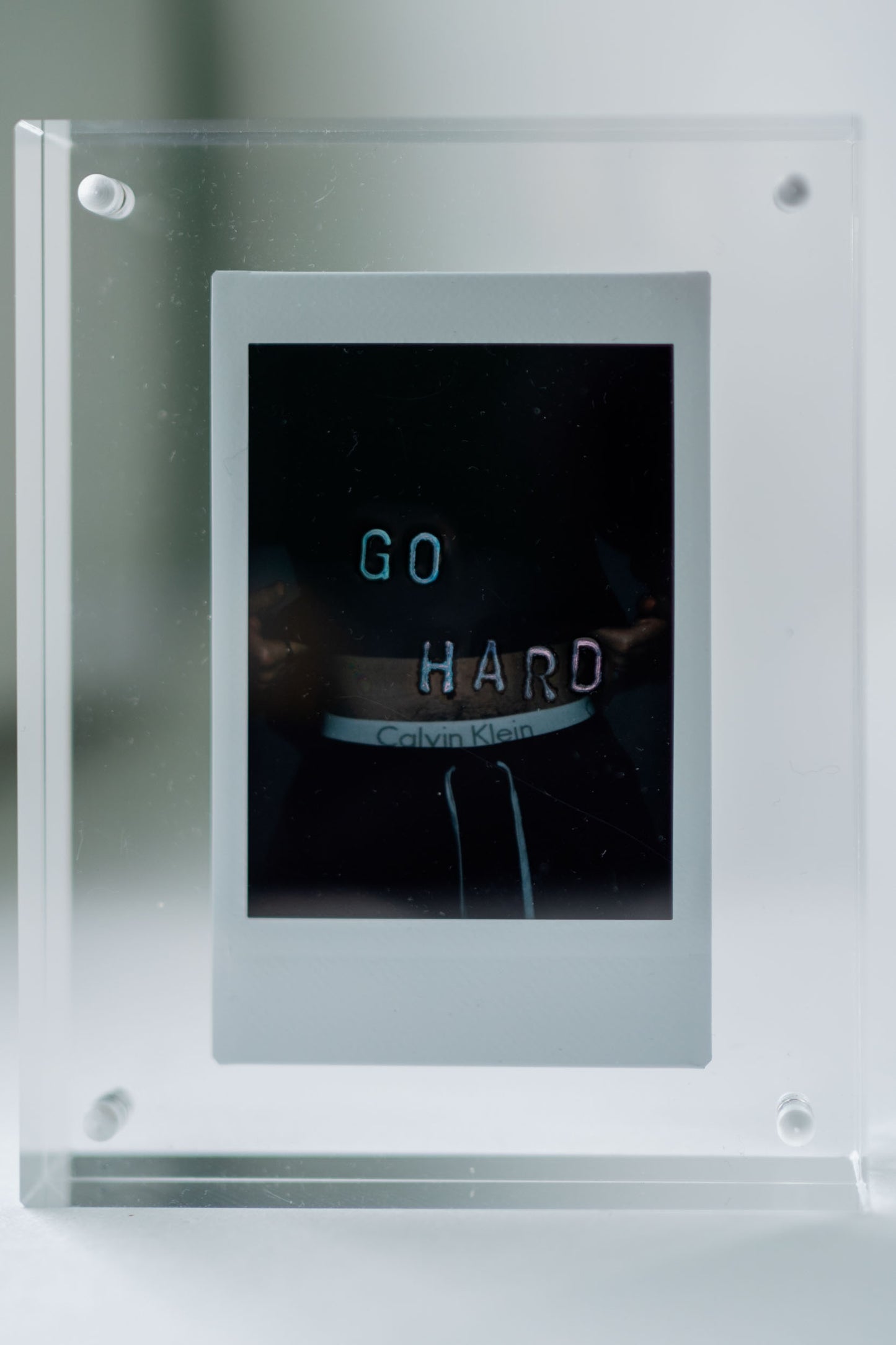 'Go Hard' Original Polaroid