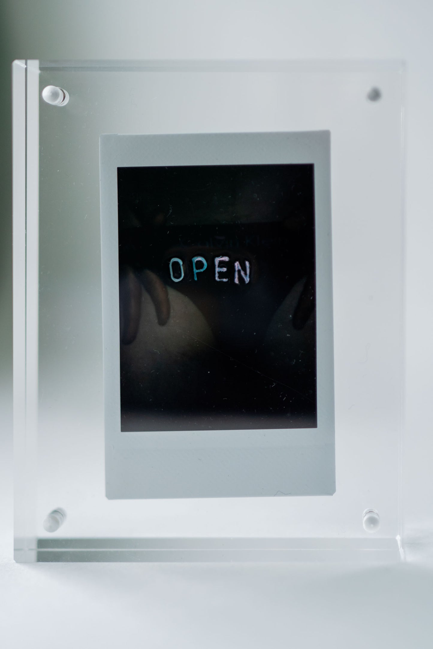 'Open' Original Polaroid
