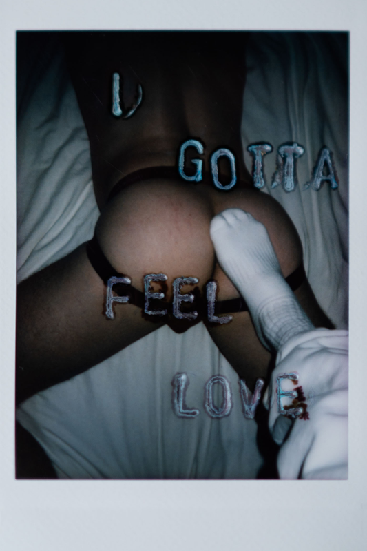 'I Gotta Feel Love' Original Polaroid