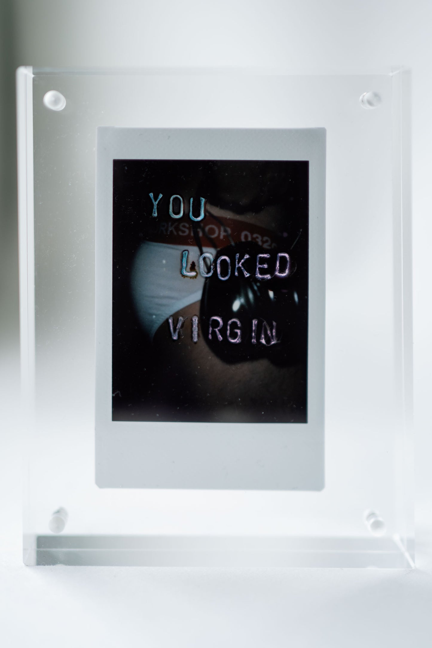 'You Looked Virgin' Original Polaroid