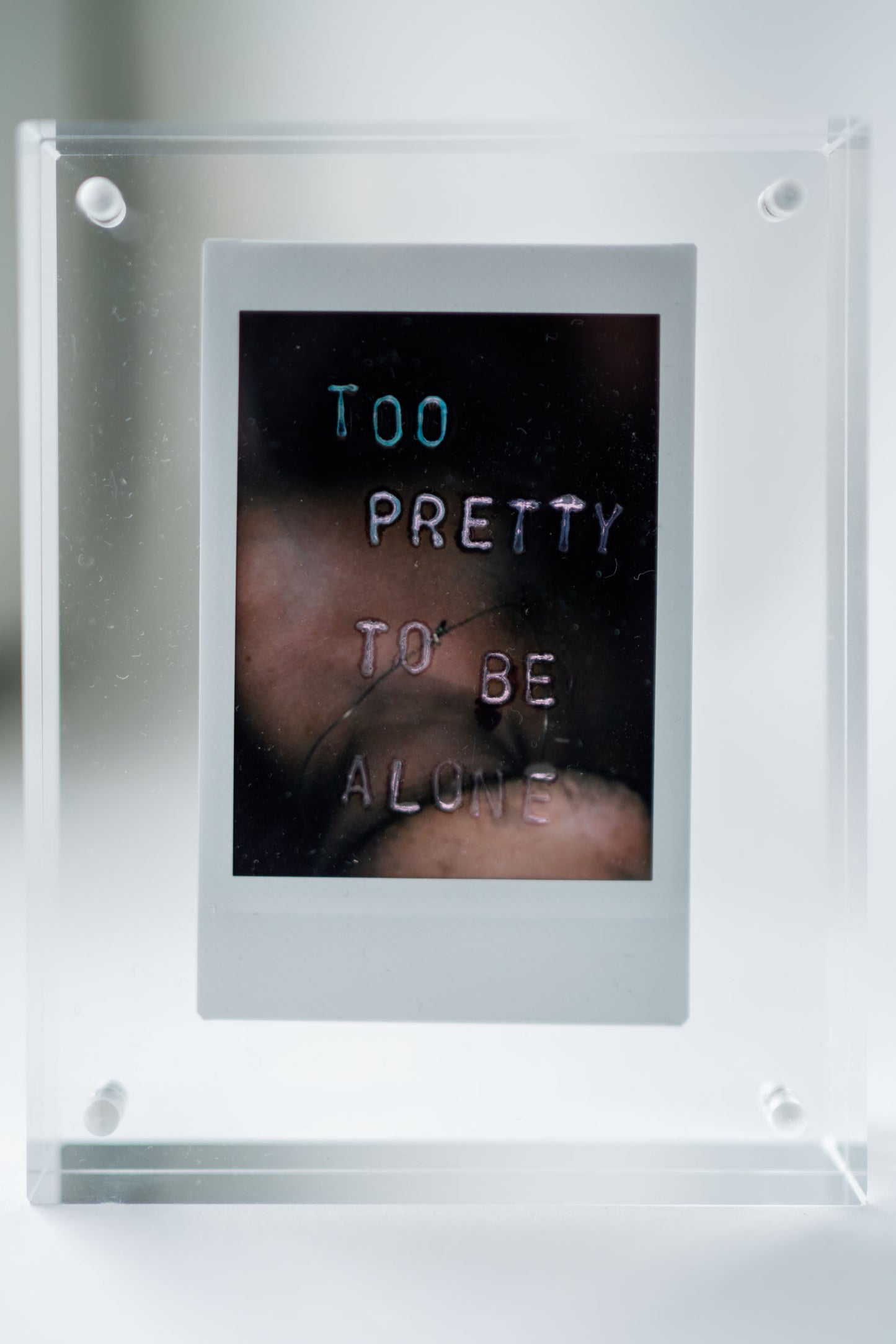 'Too Pretty To Be Alone' Original Polaroid
