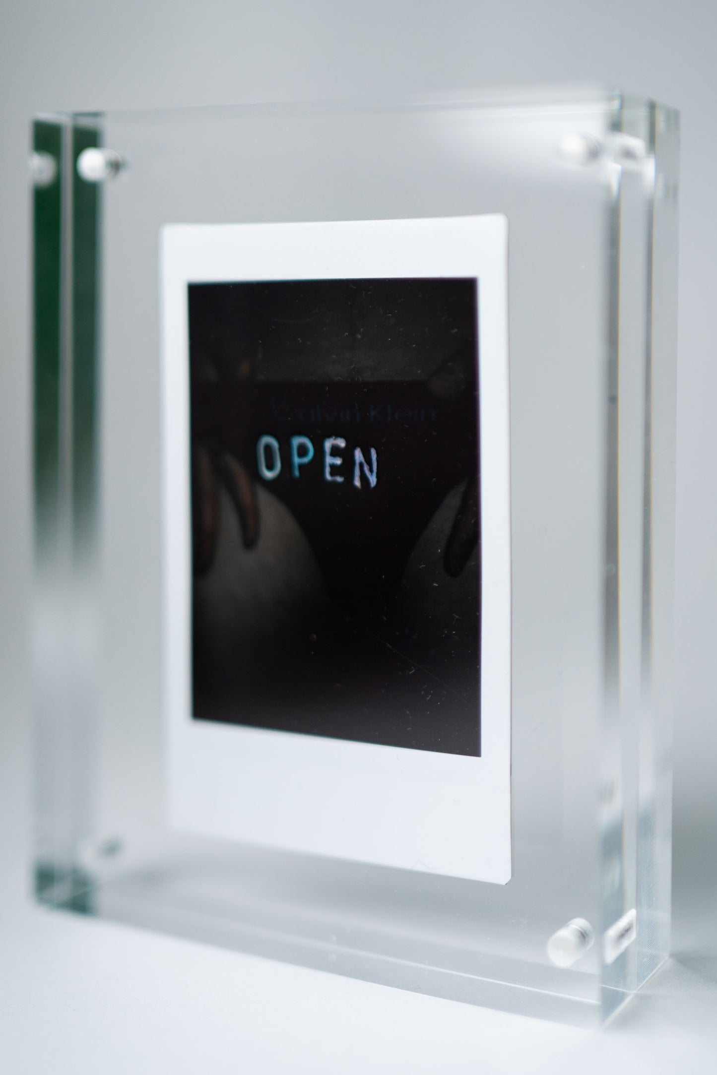 'Open' Original Polaroid