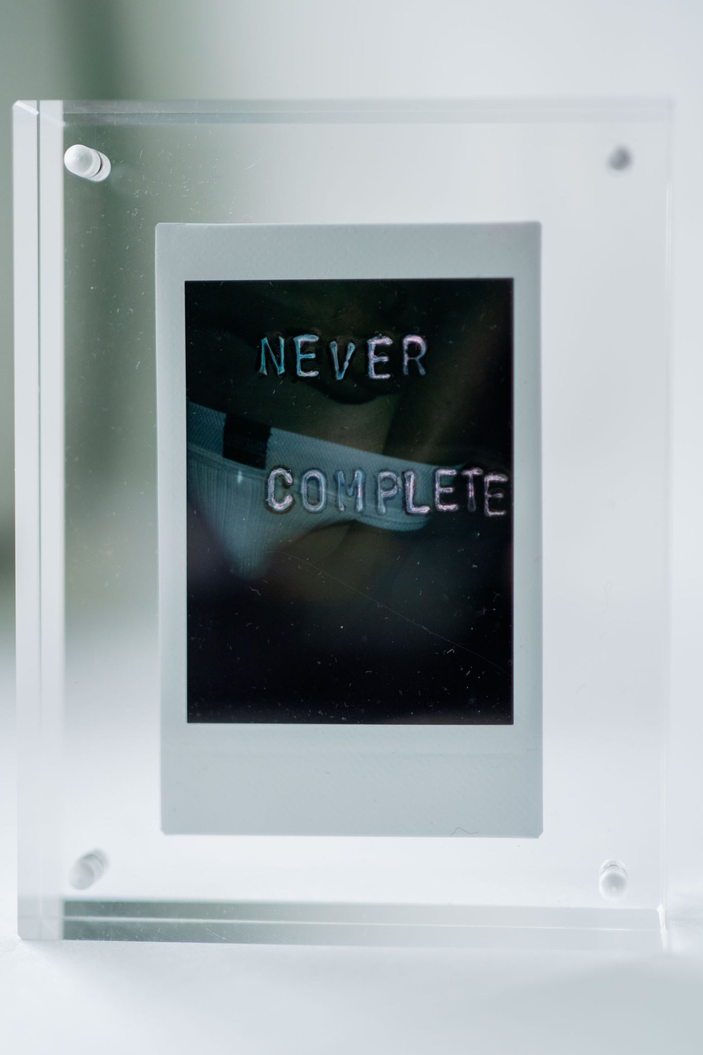 'Never Complete' Original Polaroid