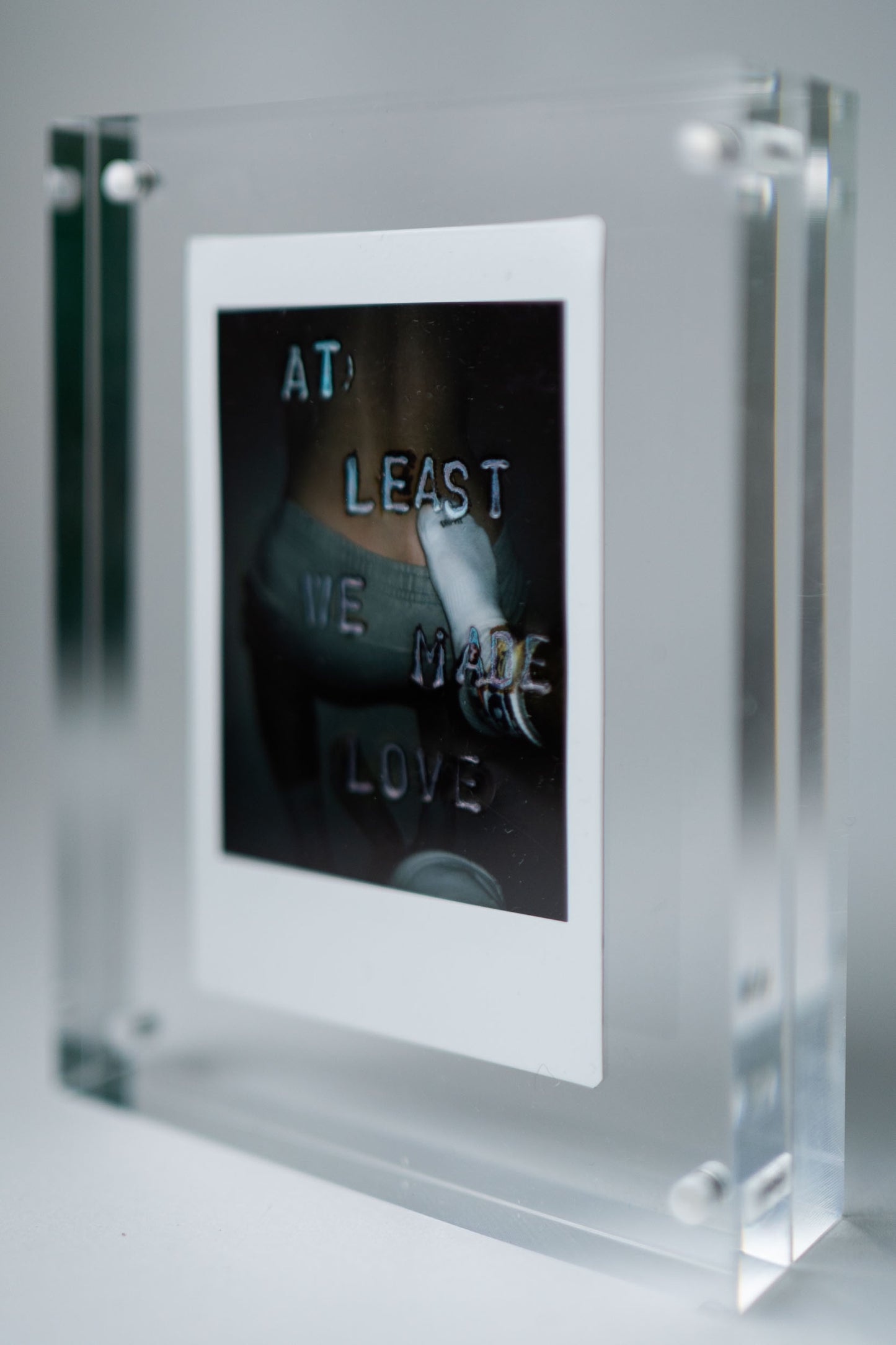 'At Least we Made Love' Original Polaroid