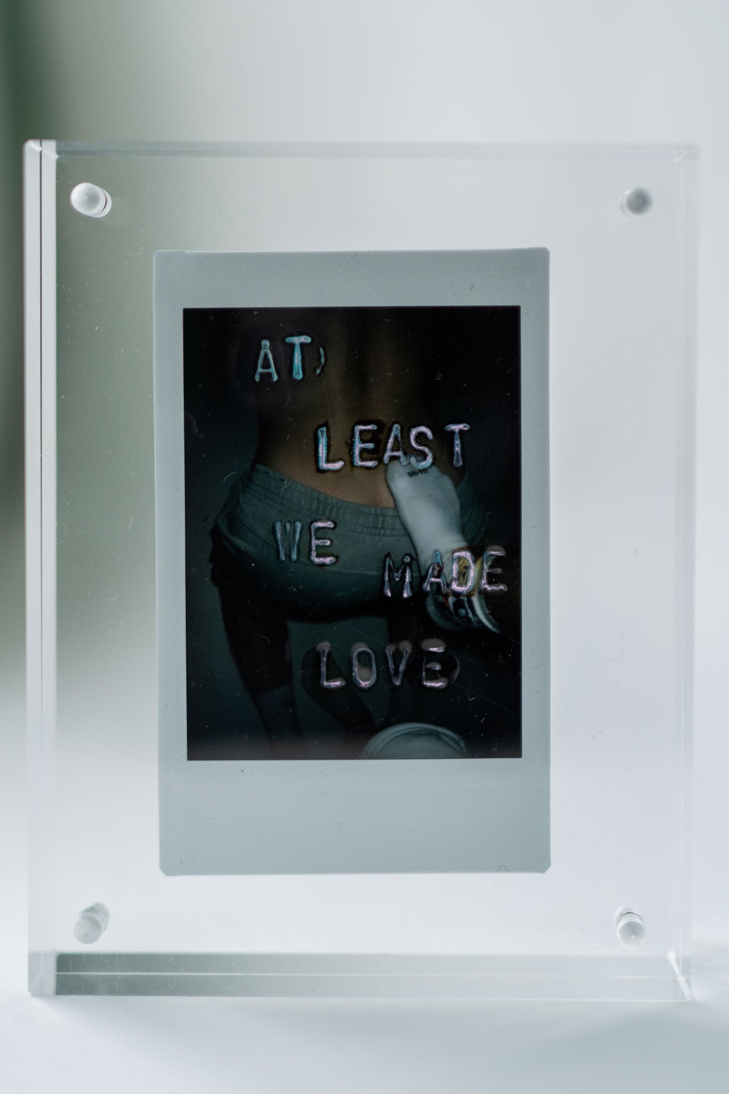 'At Least we Made Love' Original Polaroid