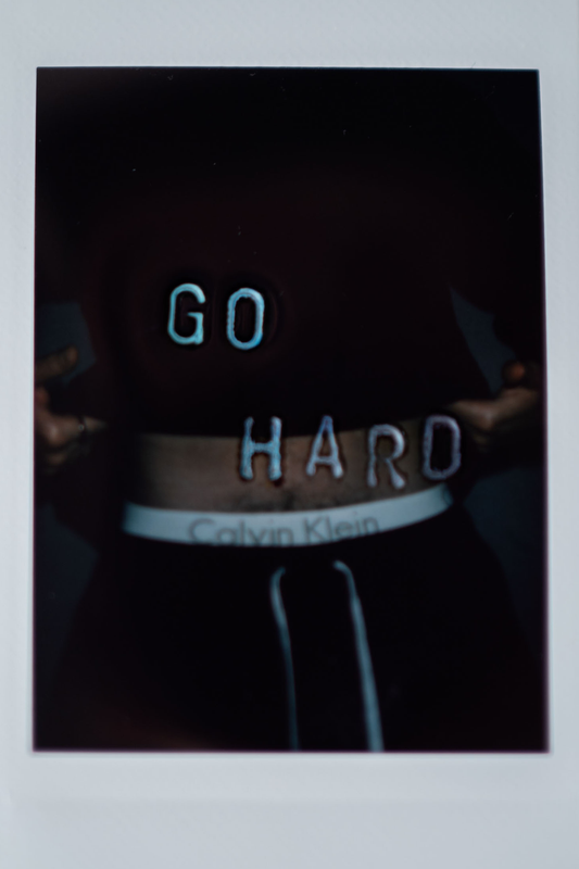 'Go Hard' Original Polaroid