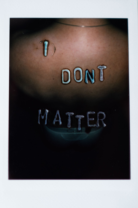 'I Don't Matter' Original Polaroid