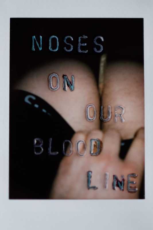 'Noses On Our Blood Line' Original Polaroid