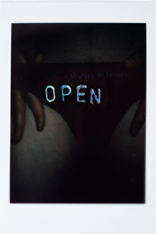 'Open' Original Polaroid