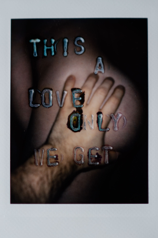 'This a Love Only We Get' Original Polaroid