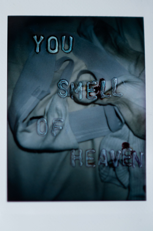 'You Smell Of Heaven' Original Polaroid